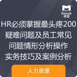 《HR必须掌握最头疼200疑难问题及员工常见问题情形分析、操作实务技巧和案例解析》 